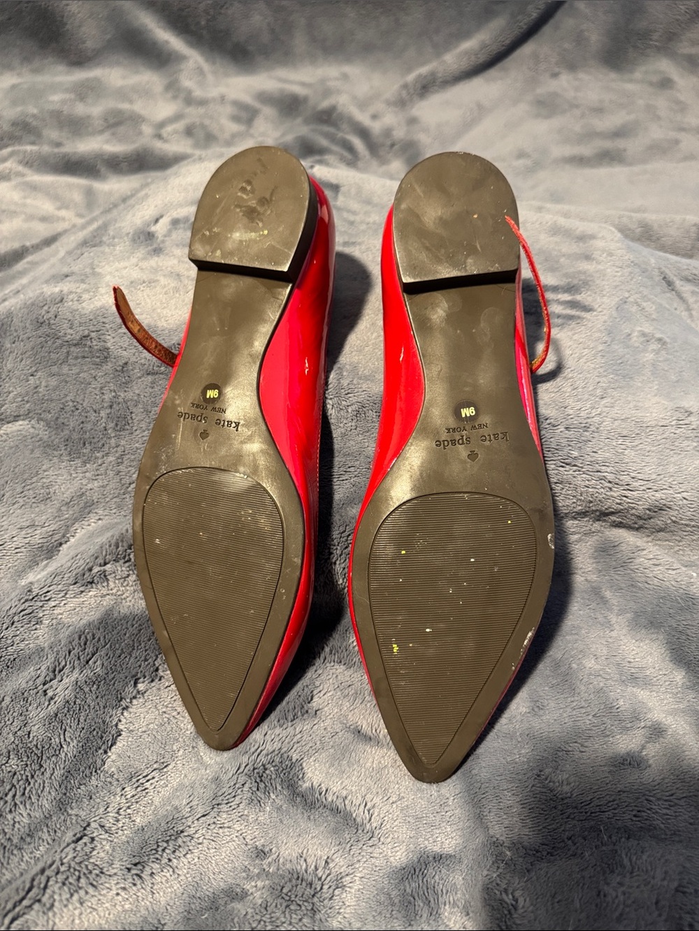 kate spade Red Patent Mary Jane Flats, 9M - Picture 5 of 6
